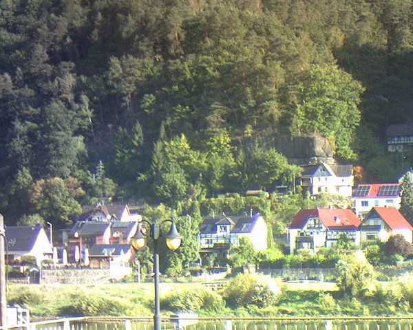 time-lapse frame, Webcam in Bad Schandau, Krippen & Postelwitz webcam