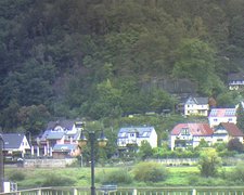 view from Webcam in Bad Schandau, Krippen & Postelwitz on 2023-09-22