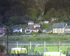 view from Webcam in Bad Schandau, Krippen & Postelwitz on 2024-04-16