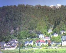 view from Webcam in Bad Schandau, Krippen & Postelwitz on 2024-05-02
