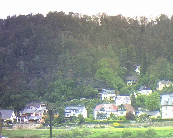 time-lapse frame, Webcam in Bad Schandau, Krippen & Postelwitz webcam