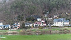 view from Webcam in Bad Schandau, Krippen & Postelwitz on 2025-04-09