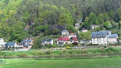 view from Webcam in Bad Schandau, Krippen & Postelwitz on 2025-05-02