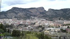 view from Cim del Menejador en Alcoi, vista Alcoià i Comtat on 2024-03-28