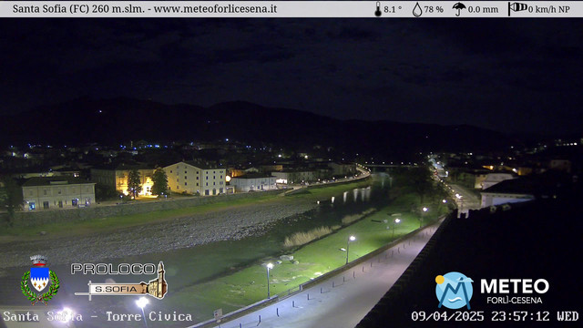 time-lapse frame, Santa Sofia - Torre Civica webcam