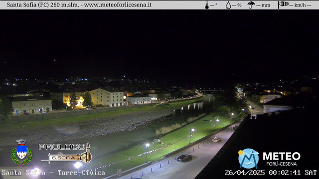 time-lapse frame, Santa Sofia - Torre Civica webcam