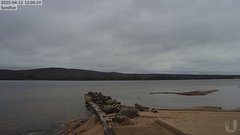 view from 4th Lake Sandbar on 2025-04-12