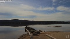 view from 4th Lake Sandbar on 2025-04-14