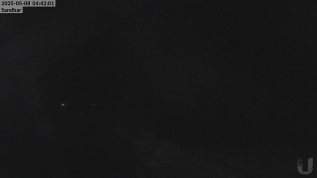 time-lapse frame, 4th Lake Sandbar webcam