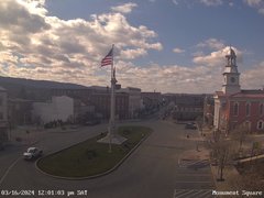 view from 13 East Market Street - Lewistown PA (west) on 2024-03-16