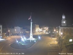 view from 13 East Market Street - Lewistown PA (west) on 2024-03-18