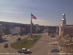 view from 13 East Market Street - Lewistown PA (west) on 2024-03-22