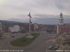 view from 13 East Market Street - Lewistown PA (west) on 2024-03-30