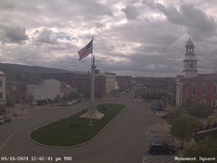 view from 13 East Market Street - Lewistown PA (west) on 2024-04-18