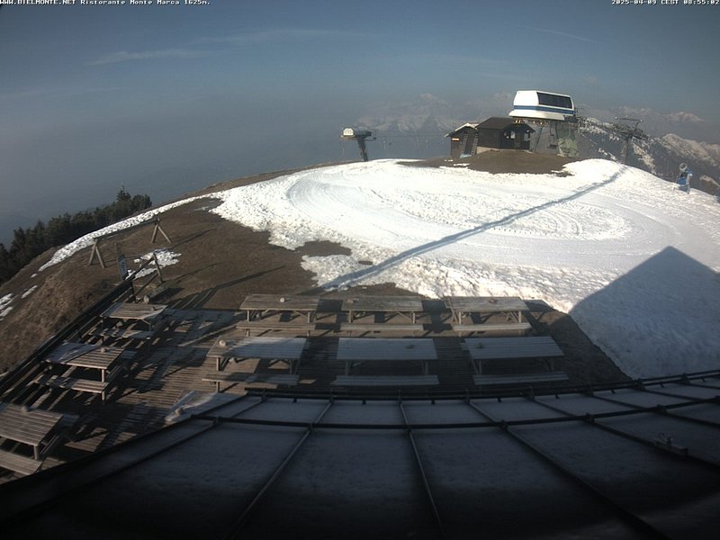 time-lapse frame, Bielmonte Monte Marca ovest webcam