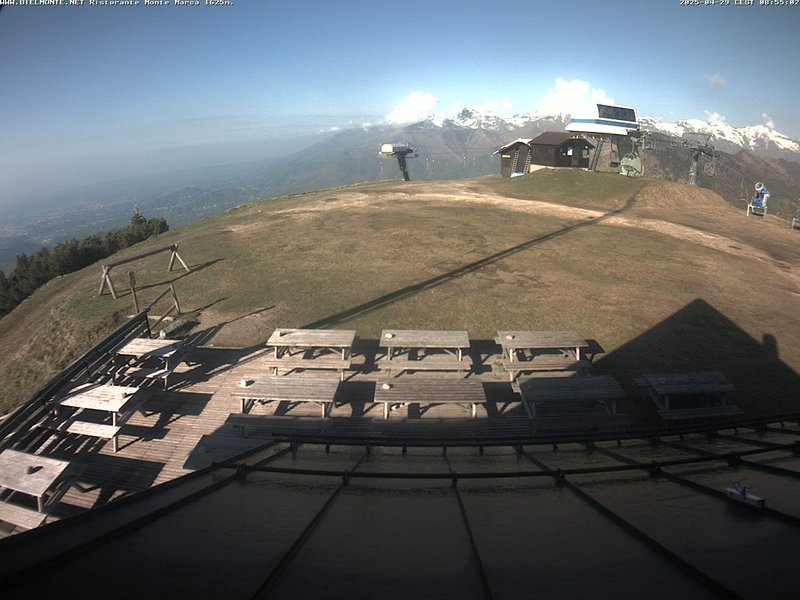 time-lapse frame, Bielmonte Monte Marca ovest webcam