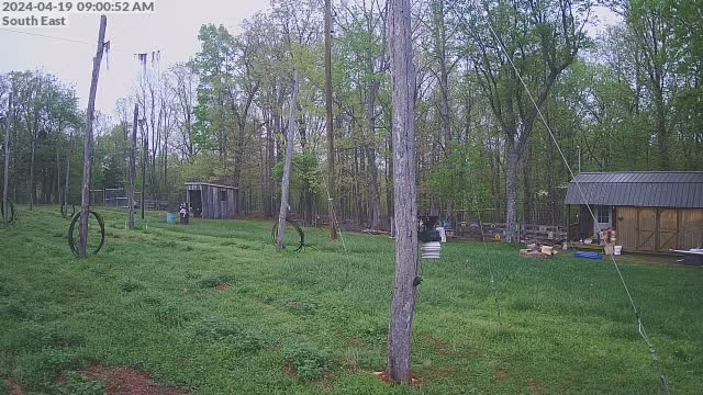time-lapse frame, Hopyard South East webcam
