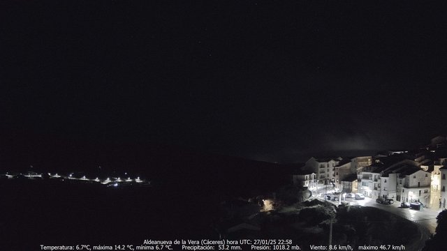 time-lapse frame, Meteogredos webcam