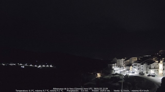 time-lapse frame, Meteogredos webcam