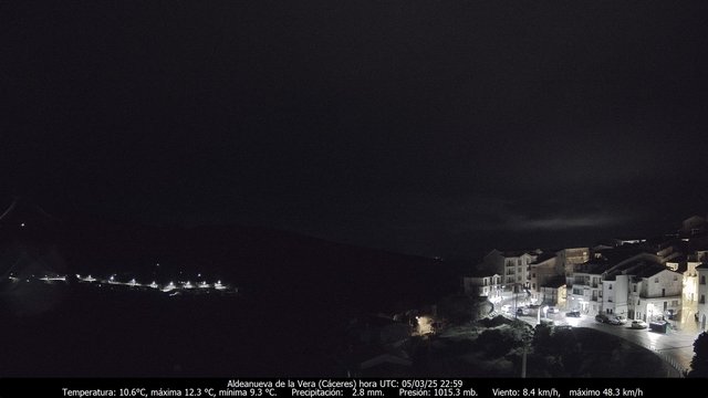 time-lapse frame, Meteogredos webcam