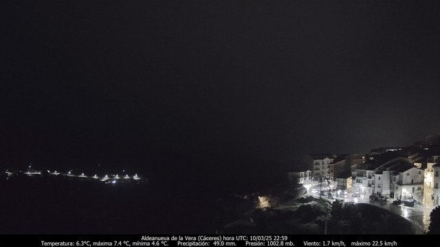 time-lapse frame, Meteogredos webcam