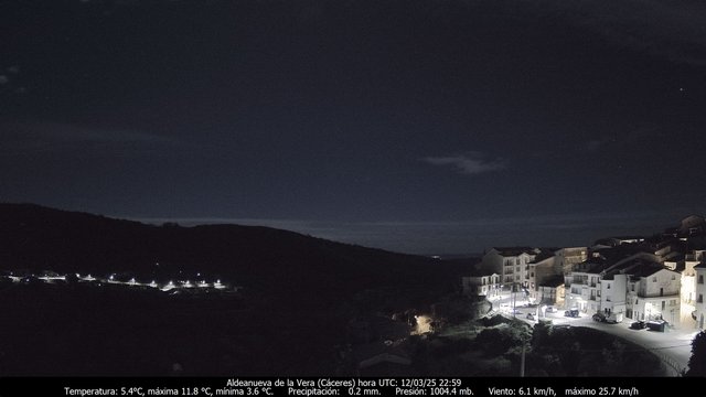 time-lapse frame, Meteogredos webcam