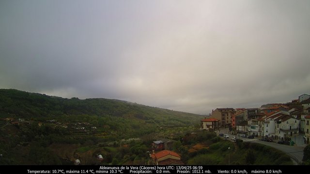 time-lapse frame, Meteogredos webcam