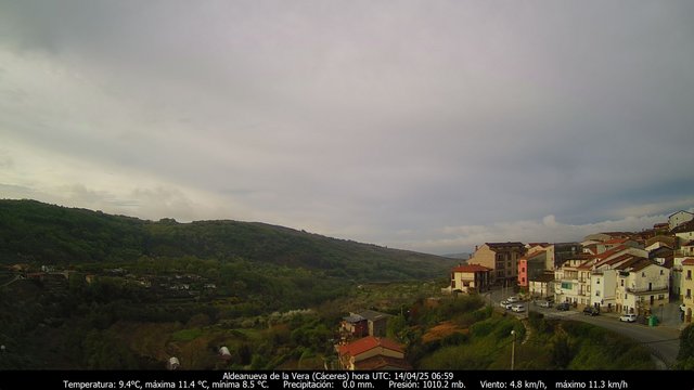 time-lapse frame, Meteogredos webcam
