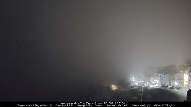 time-lapse frame, Meteogredos webcam