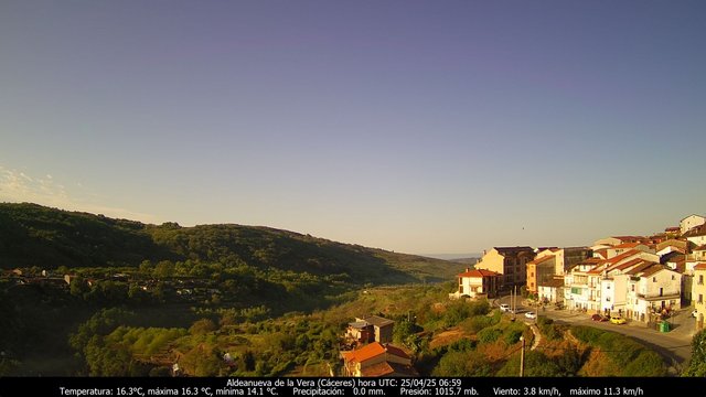 time-lapse frame, Meteogredos webcam