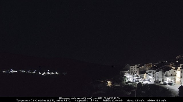 time-lapse frame, Meteogredos webcam