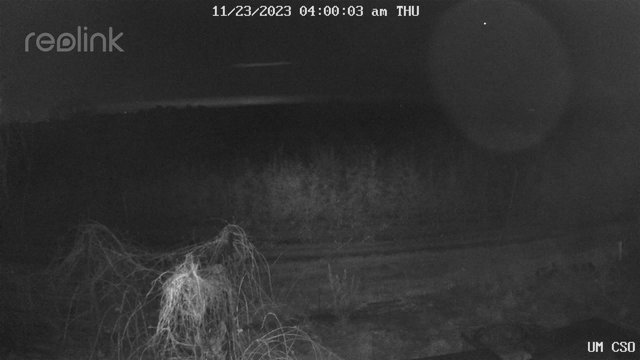 time-lapse frame, UM CSO webcam