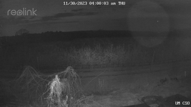 time-lapse frame, UM CSO webcam