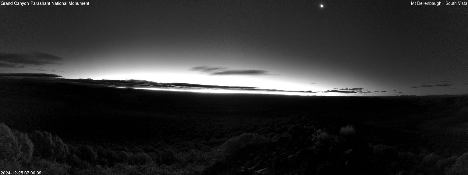 time-lapse frame, Mt Dellenbaugh - South Vista webcam