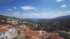 view from Stenies. Andros Island on 2024-03-21