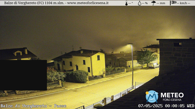 time-lapse frame, Balze di Verghereto - Paese webcam
