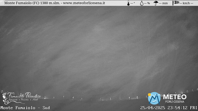 time-lapse frame, Monte Fumaiolo webcam