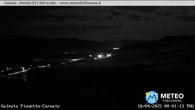 time-lapse frame, Galeata webcam