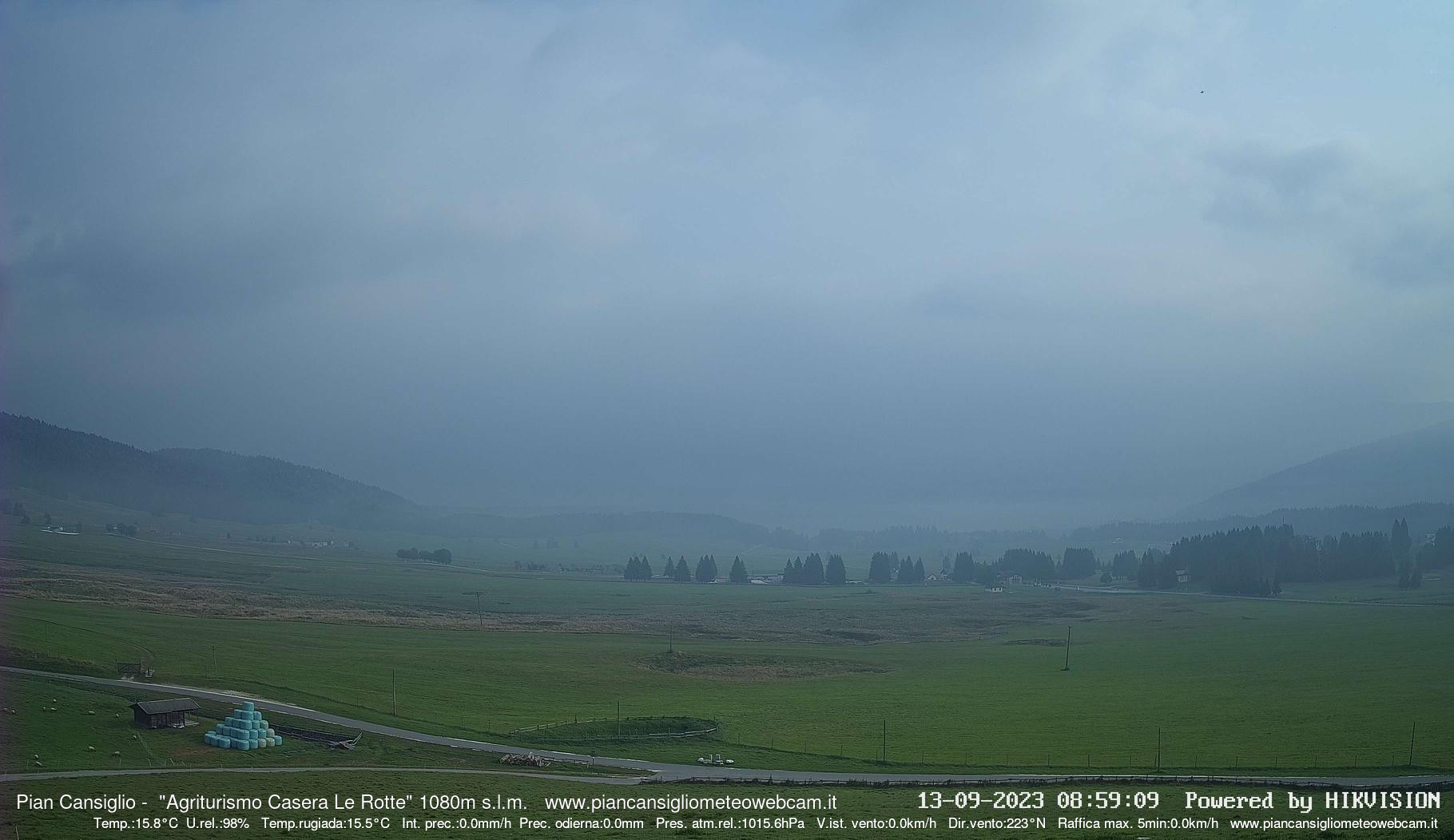 time-lapse frame, Pian Cansiglio - Casera Le Rotte webcam