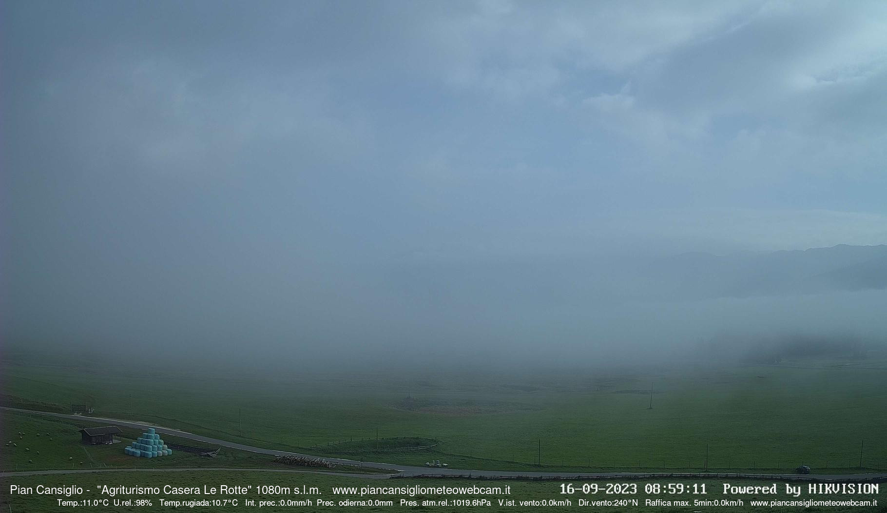 time-lapse frame, Pian Cansiglio - Casera Le Rotte webcam