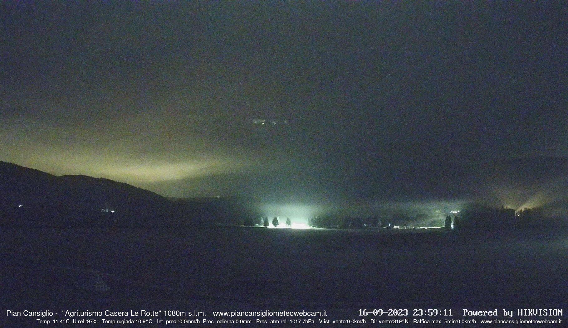 time-lapse frame, Pian Cansiglio - Casera Le Rotte webcam