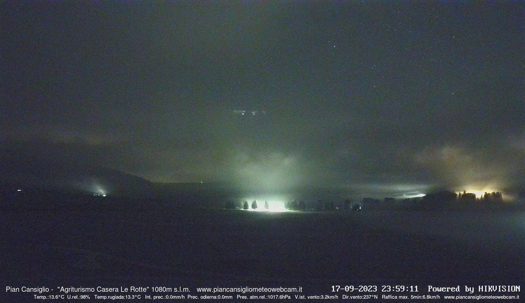 time-lapse frame, Pian Cansiglio - Casera Le Rotte webcam