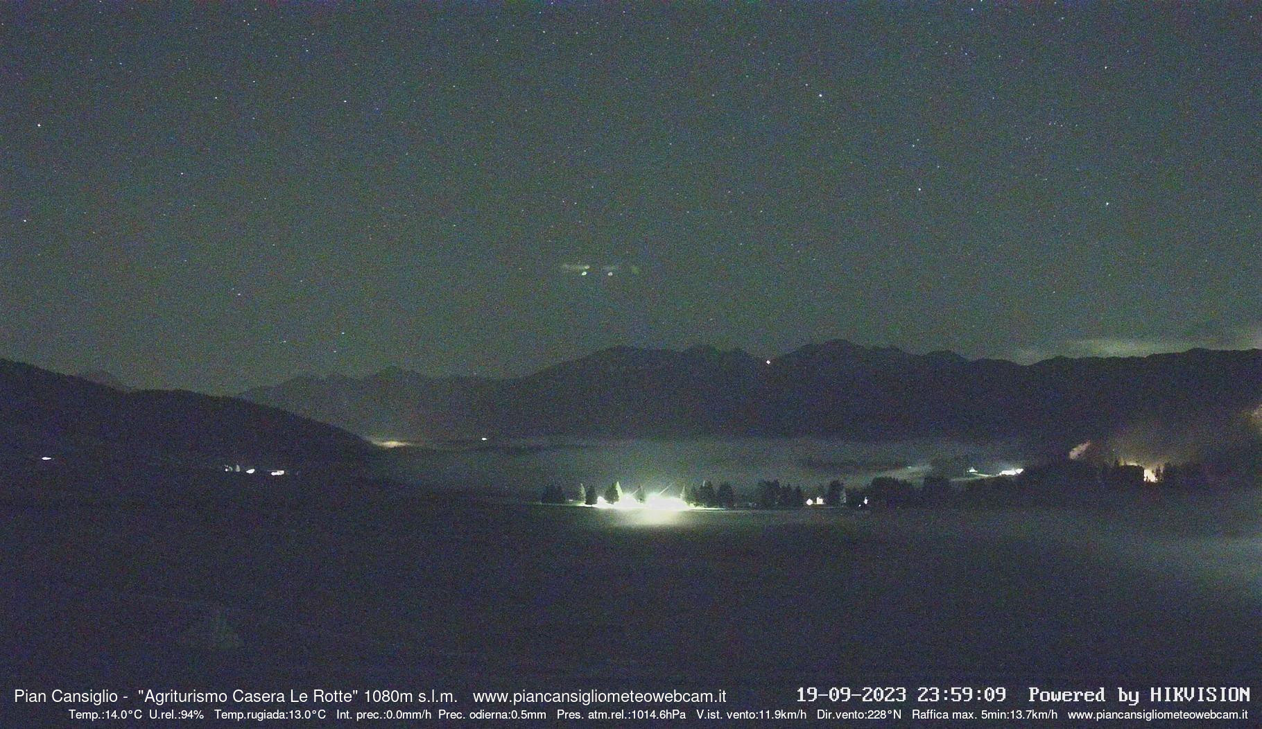 time-lapse frame, Pian Cansiglio - Casera Le Rotte webcam