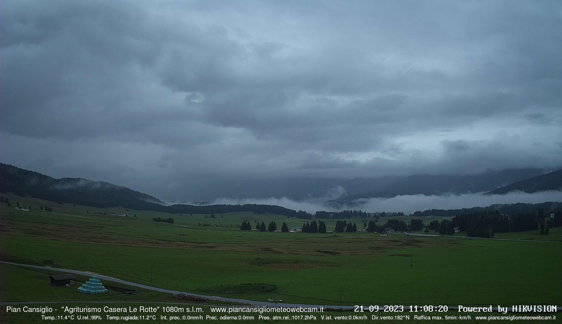 time-lapse frame, Pian Cansiglio - Casera Le Rotte webcam
