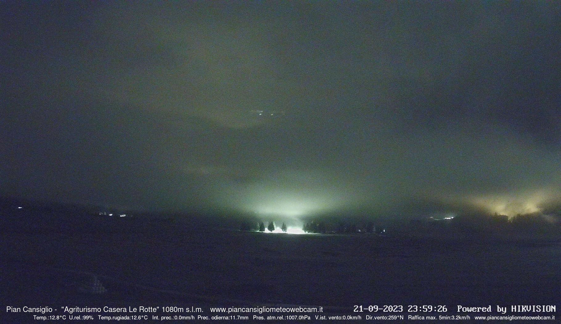 time-lapse frame, Pian Cansiglio - Casera Le Rotte webcam