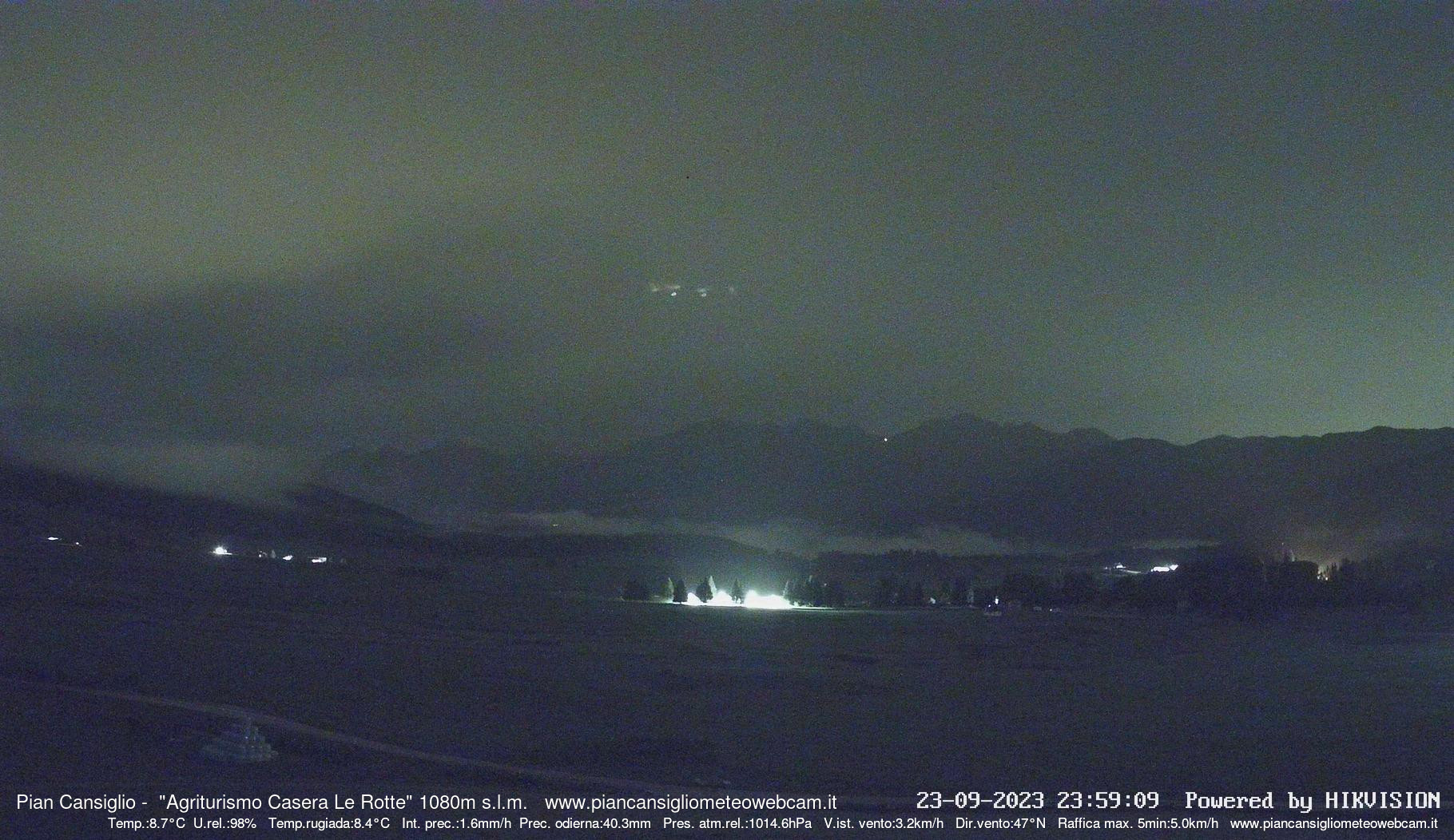 time-lapse frame, Pian Cansiglio - Casera Le Rotte webcam