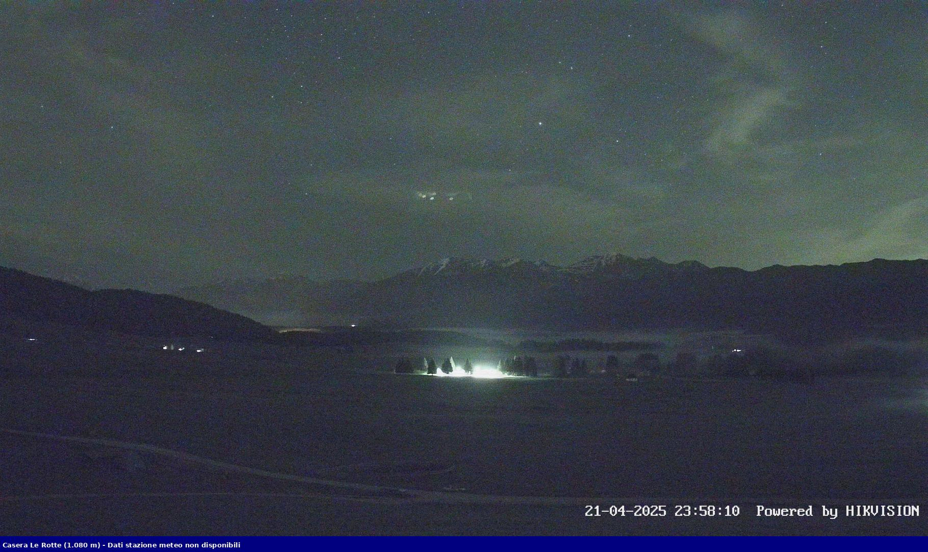 time-lapse frame, Pian Cansiglio - Casera Le Rotte webcam
