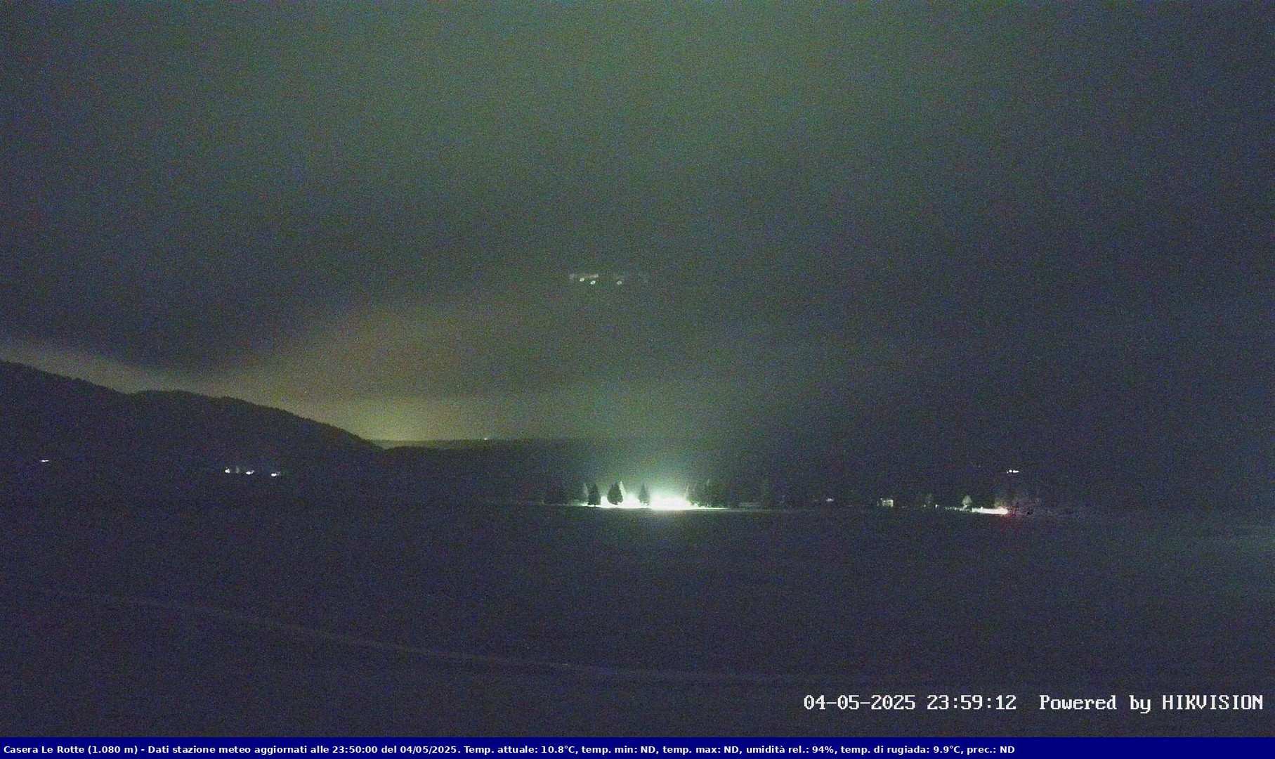 time-lapse frame, Pian Cansiglio - Casera Le Rotte webcam