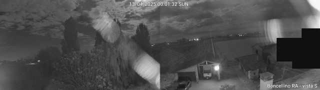 time-lapse frame, Boncellino Sud webcam