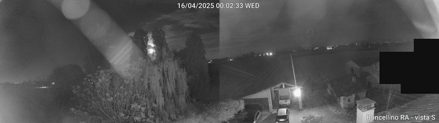 time-lapse frame, Boncellino Sud webcam
